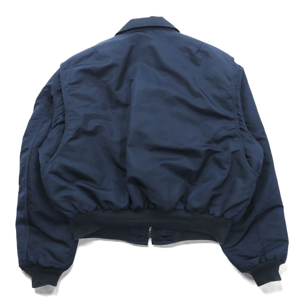 SPIEWAK 90年代 USA製 CPW-45 フライトジャケット XL ネイビー 短丈