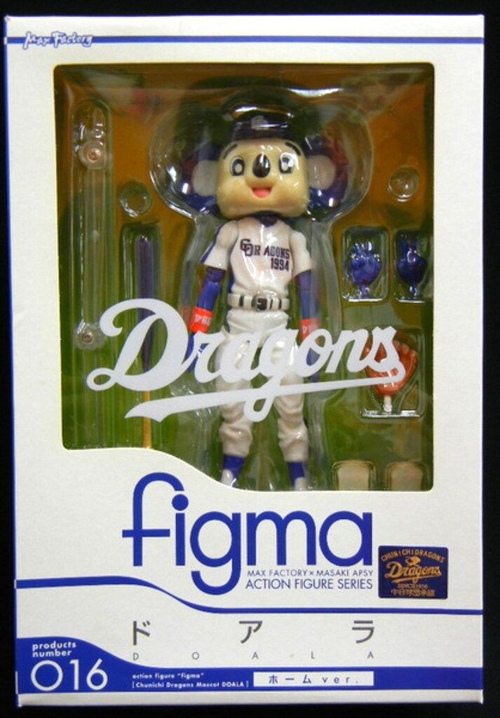 MAXFACTORY figma 中日ドラゴンズマスコット ドアラ ホーム ver 16