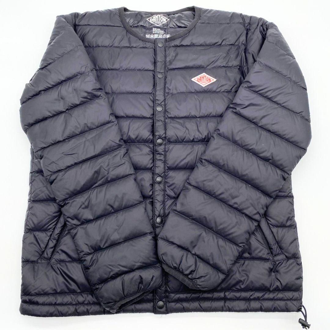 クーポン対象】DANTON ダントン インナーダウン ジャケット ブラック