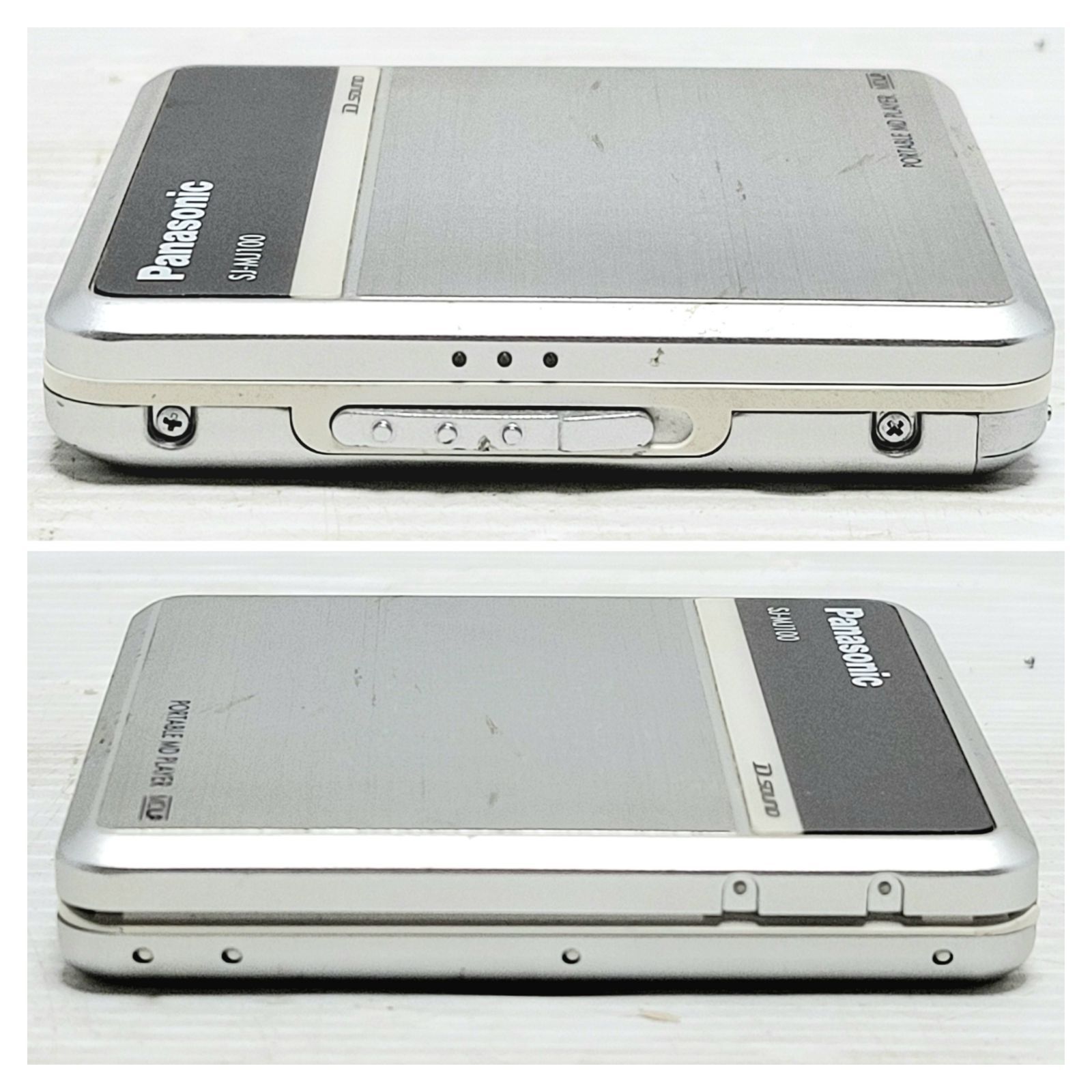 ジャンク】Panasonic ポータブル MDプレーヤー SJ-MJ100 シルバー