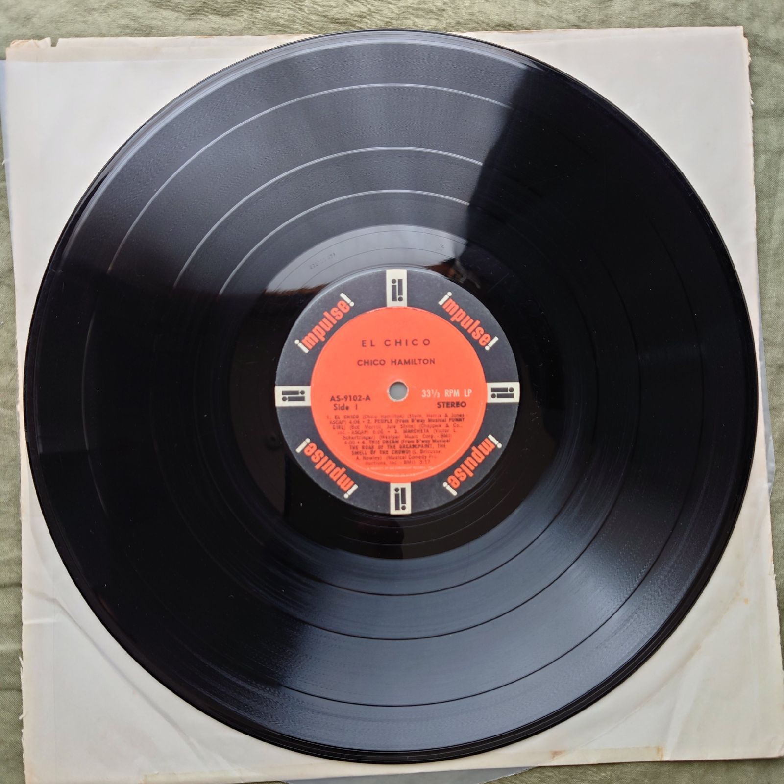 1966年 VAN GELDER刻印 米国 本国オリジナル盤 チコ・ハミルトン Chico