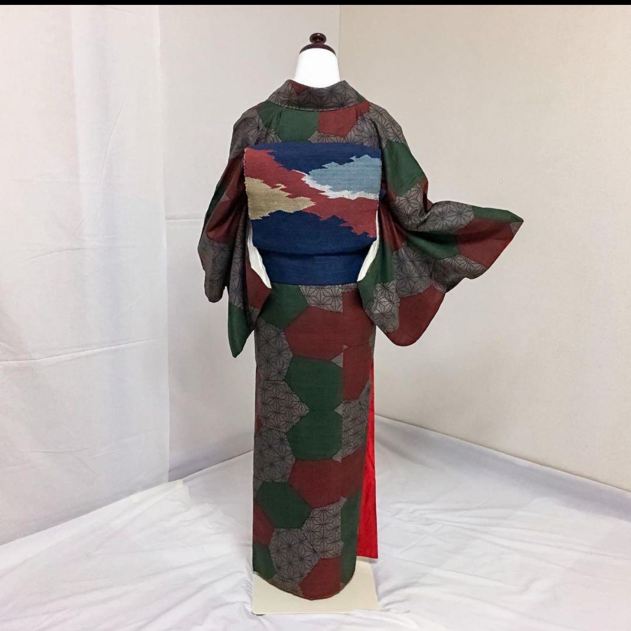 正絹 袷 紬 大島紬系 小紋 フルセット 4点 マ3-6 - メルカリ