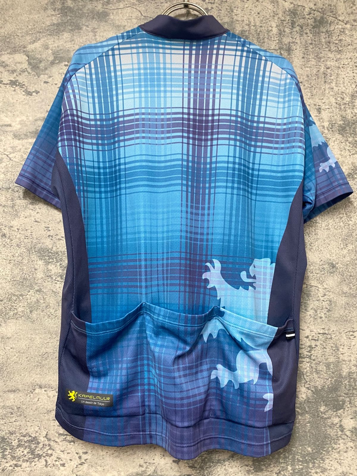 JQ580 カペルミュール KAPELMUUR 半袖 サイクルジャージ 水色 WL