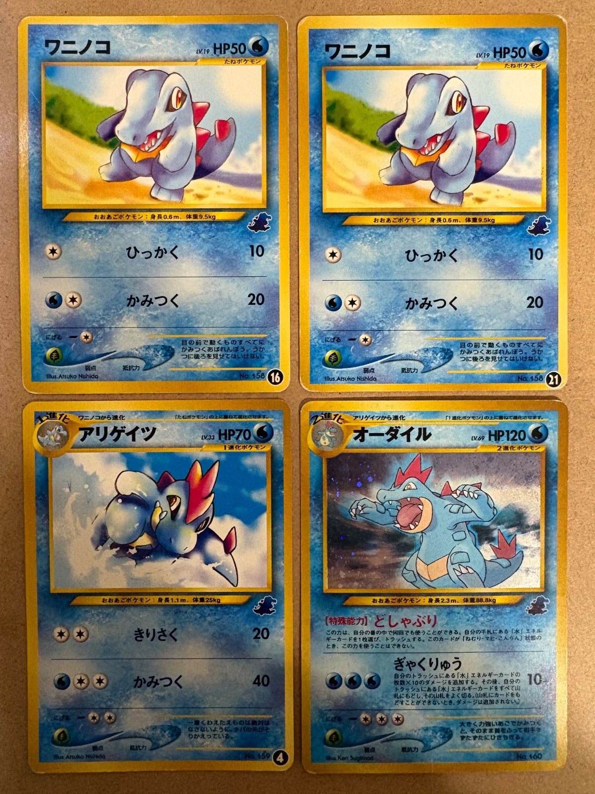 イントロパックneoのオーダイル＆アリゲイツ＆ワニノコ×2(16/21