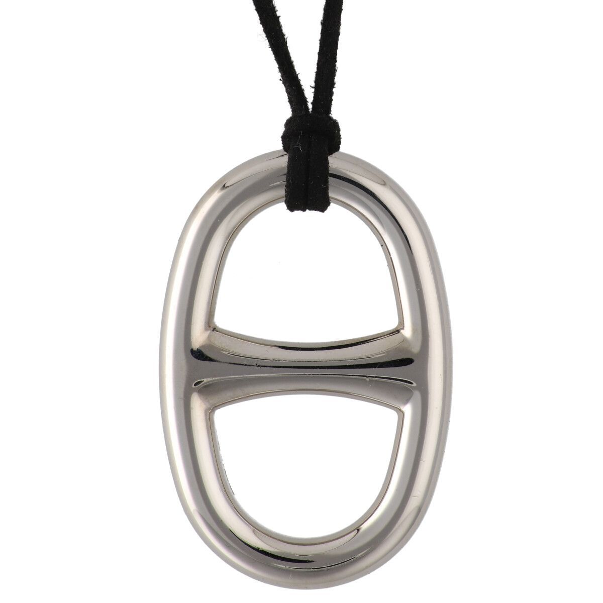 中古】 HERMES エルメス ロングネックレス シェーヌダンクル アンカー