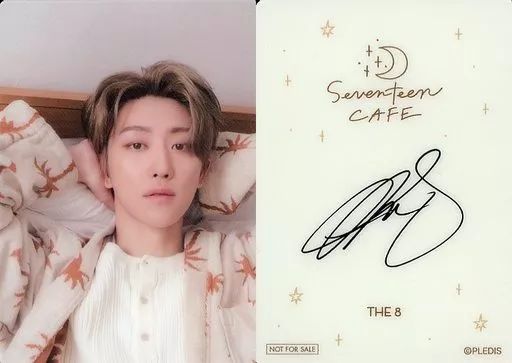 中古】コレクションカード(男性) SEVENTEEN/THE 8(ディエイト)/裏面