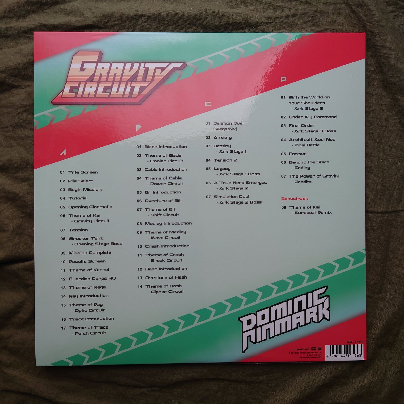 傷なし美盤 美ジャケ ほぼ新品 レア盤 2024年 Dominic Ninmark 2枚組LP