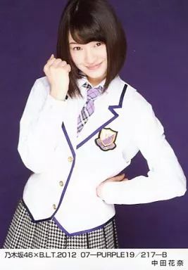 中古】生写真(乃木坂46) 中田花奈/乃木坂46×B.L.T.2012 07-PURPLE19