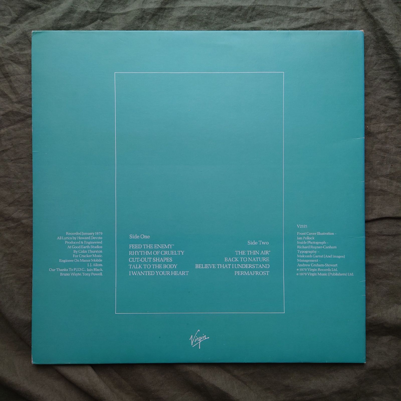 傷なし美盤 良ジャケ 1979年 英国 本国オリジナルリリース盤 Magazine