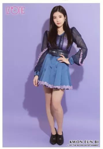 中古】生写真(女性) IZ*ONE/クォン・ウンビ/全身・背景紫/IZ*ONE 1st