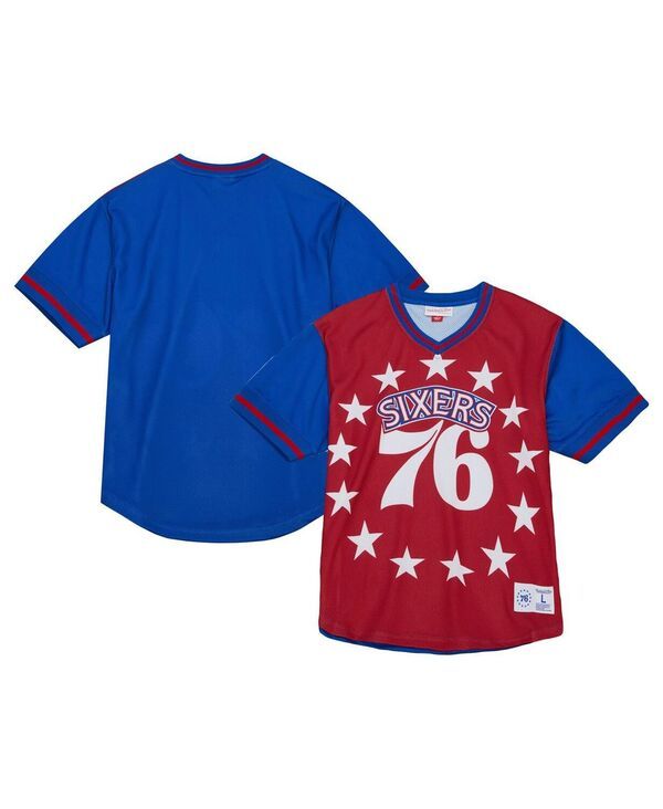 ミッチェルネス メンズ トップス Tシャツ Vネック メッシュ Mitchell