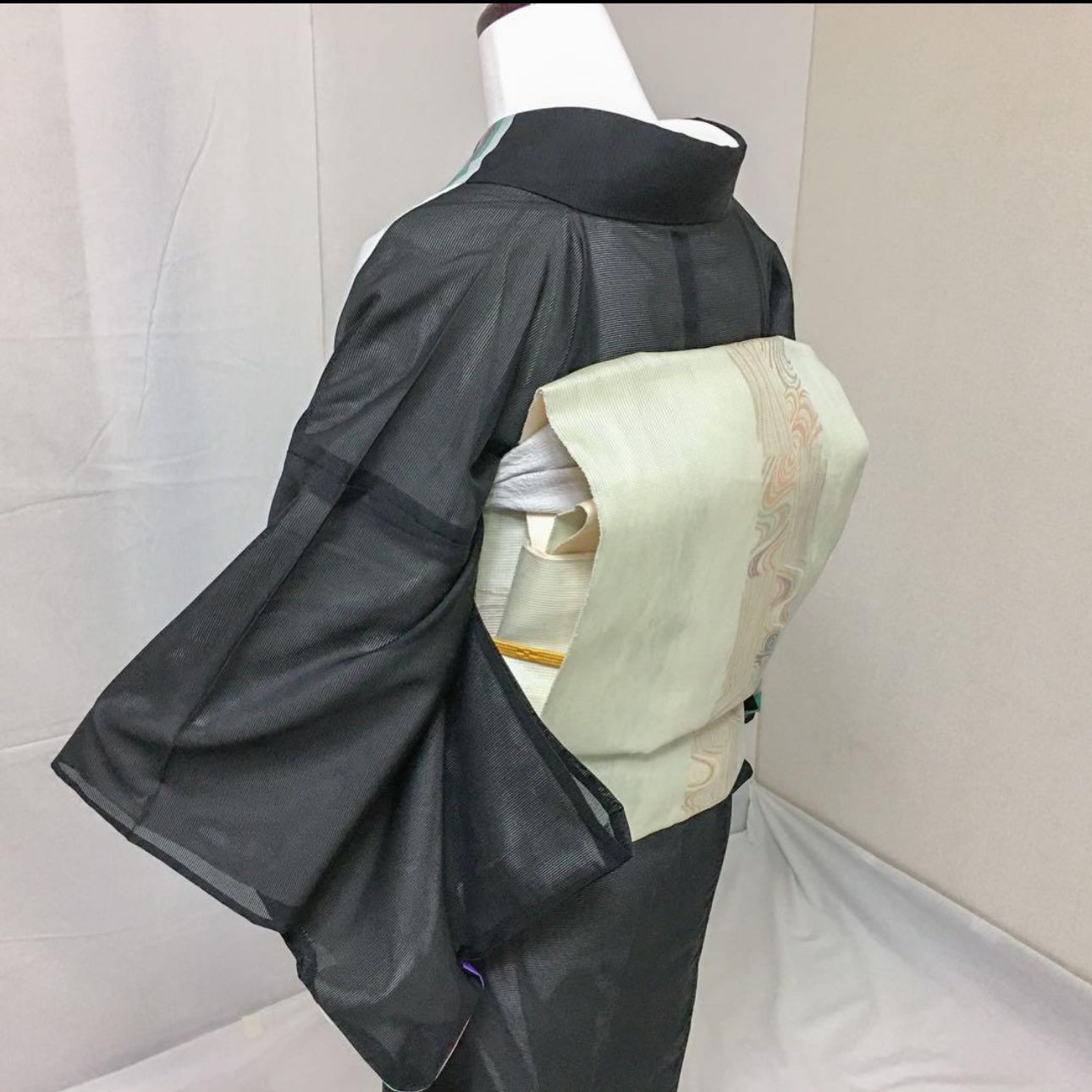 夏物 薄物 絽 化繊 訪問着 フルセット 4点 式典 マ3-9 - メルカリ