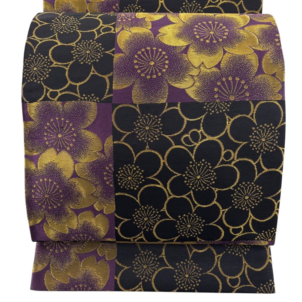 美品】 袋帯 秀品 鈴乃屋 梅 桜 金糸 黒 六通 正絹 【中古】 - メルカリ