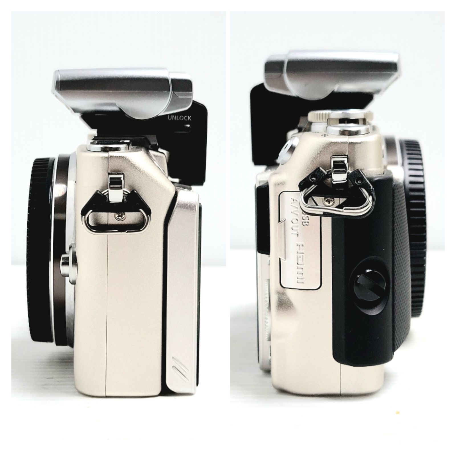 正常動作品】OLYMPUS Pen Lite E-PL6 シルバー ダブルズームキット 