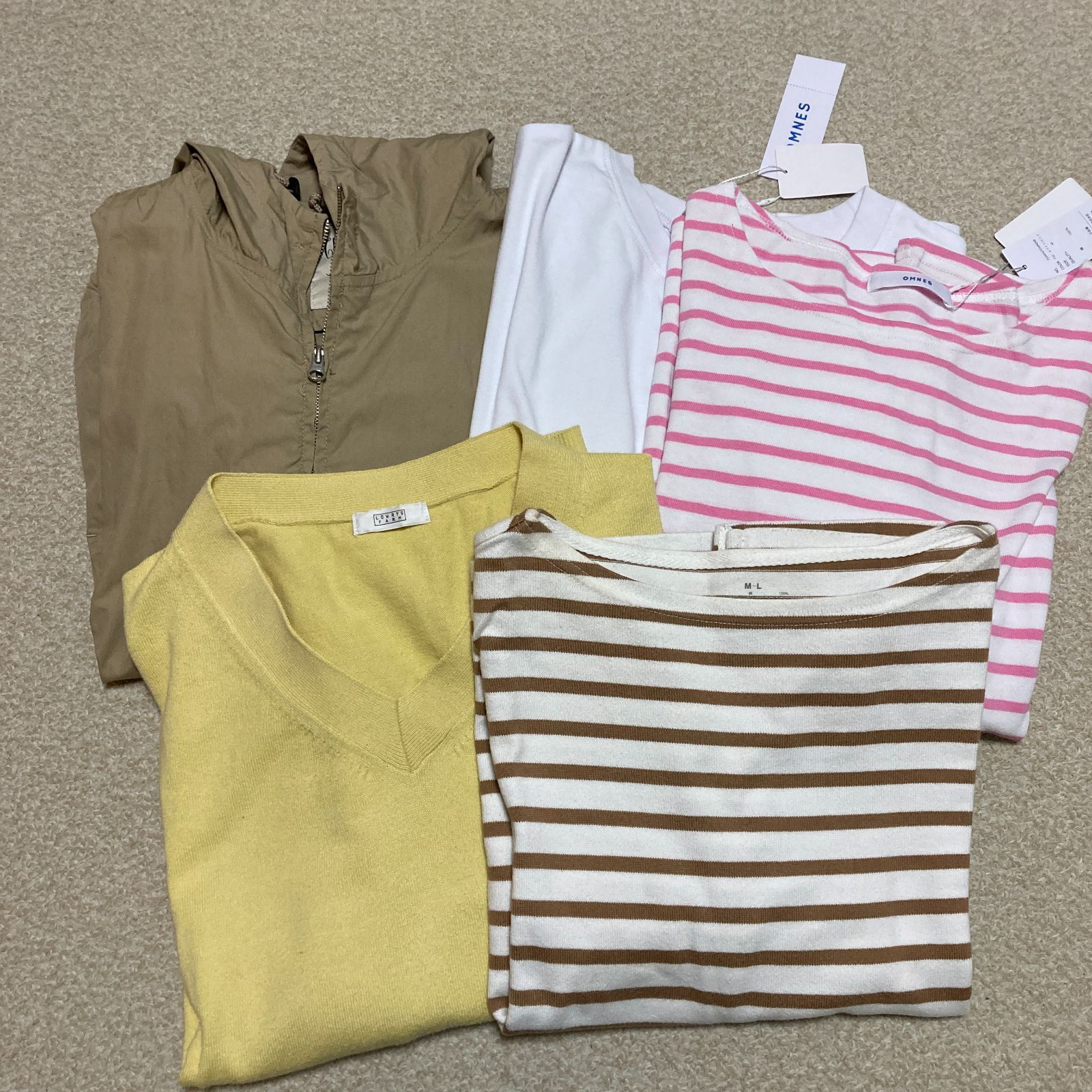新品 美品 レディース トップス まとめ売り 春服 5点セット 新品 美品 レディース トップス まとめ売り 春服 5点セット