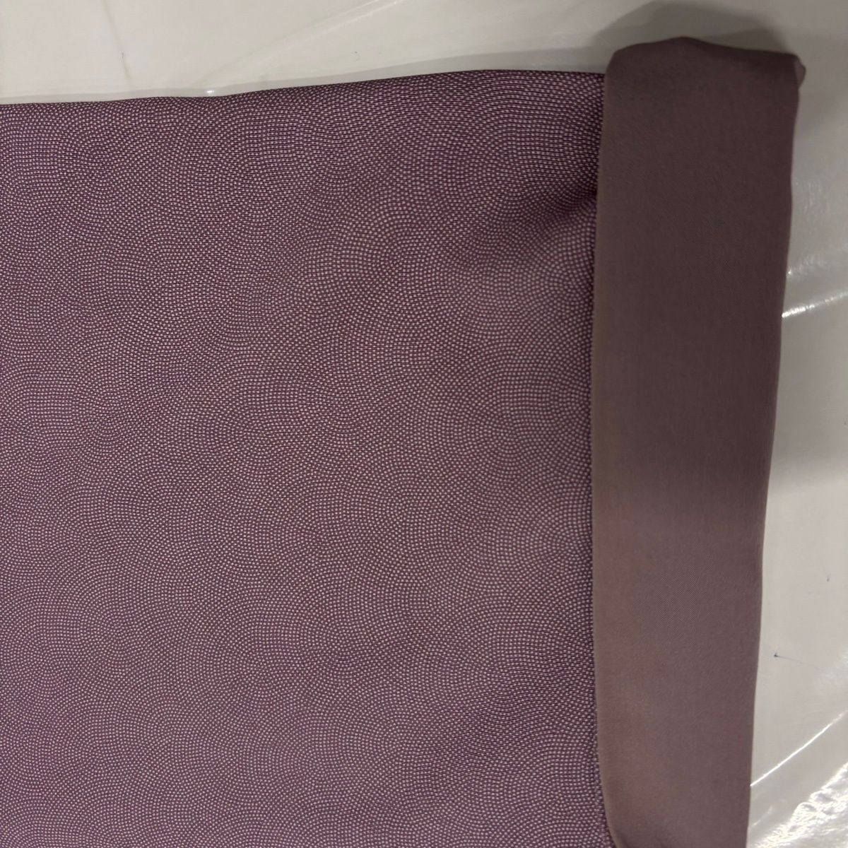 江戸小紋 身丈157.5cm 裄丈63.5cm S 袷 鮫 紫 正絹 優品 【中古