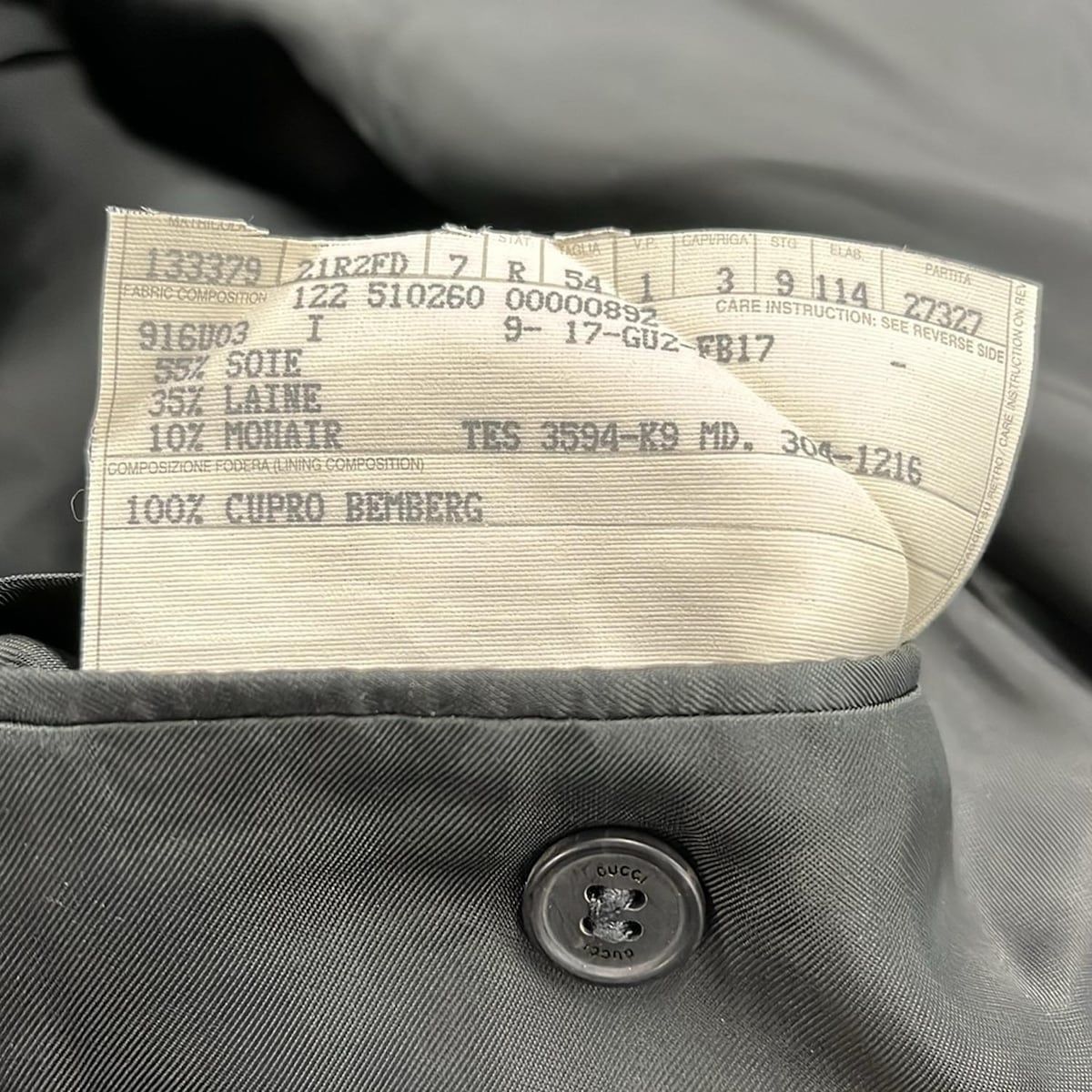 GUCCI(グッチ) ジャケット サイズ54 L メンズ美品 - ダークグレー