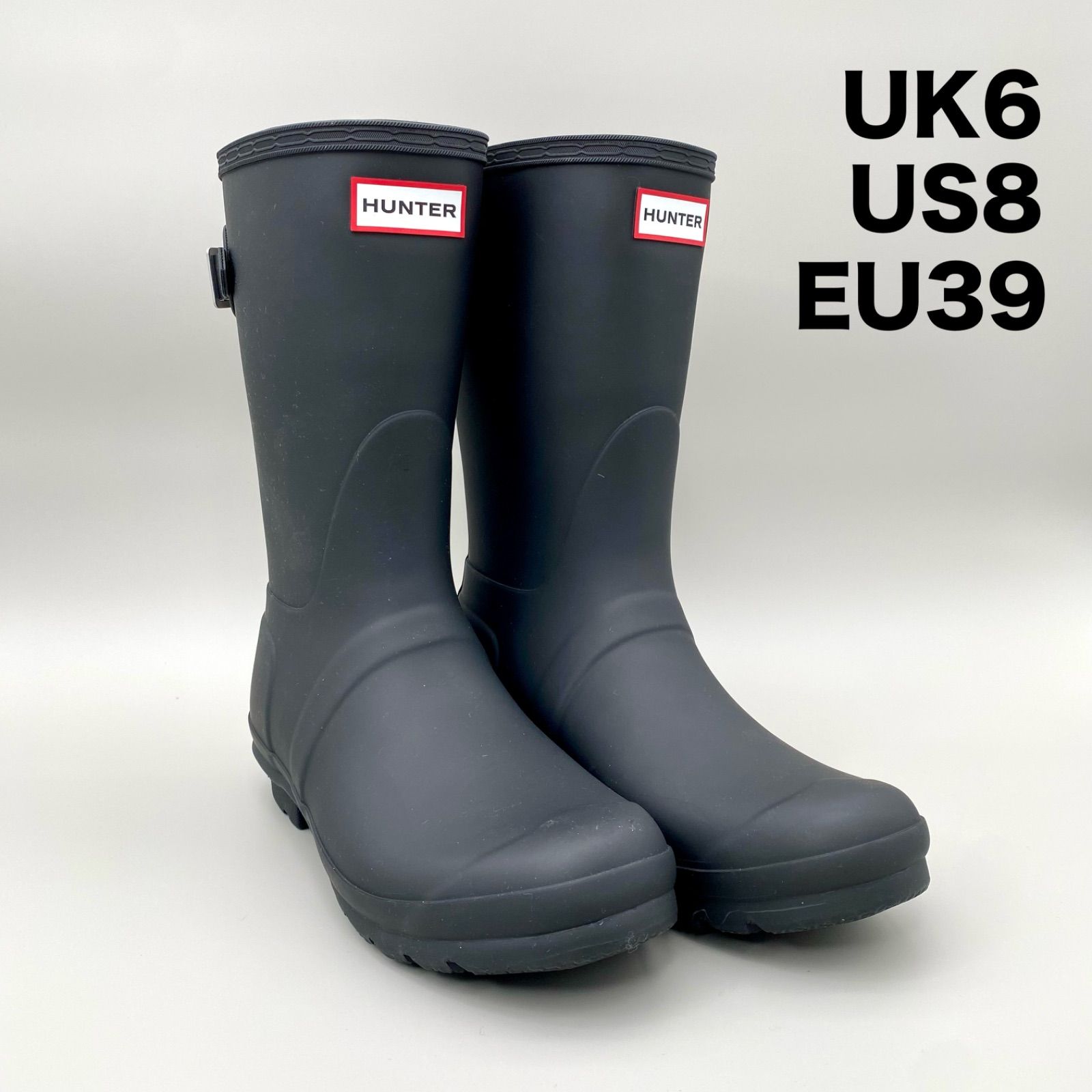 ハンター オリジナル ショート バック アジャスタブル レインブーツ