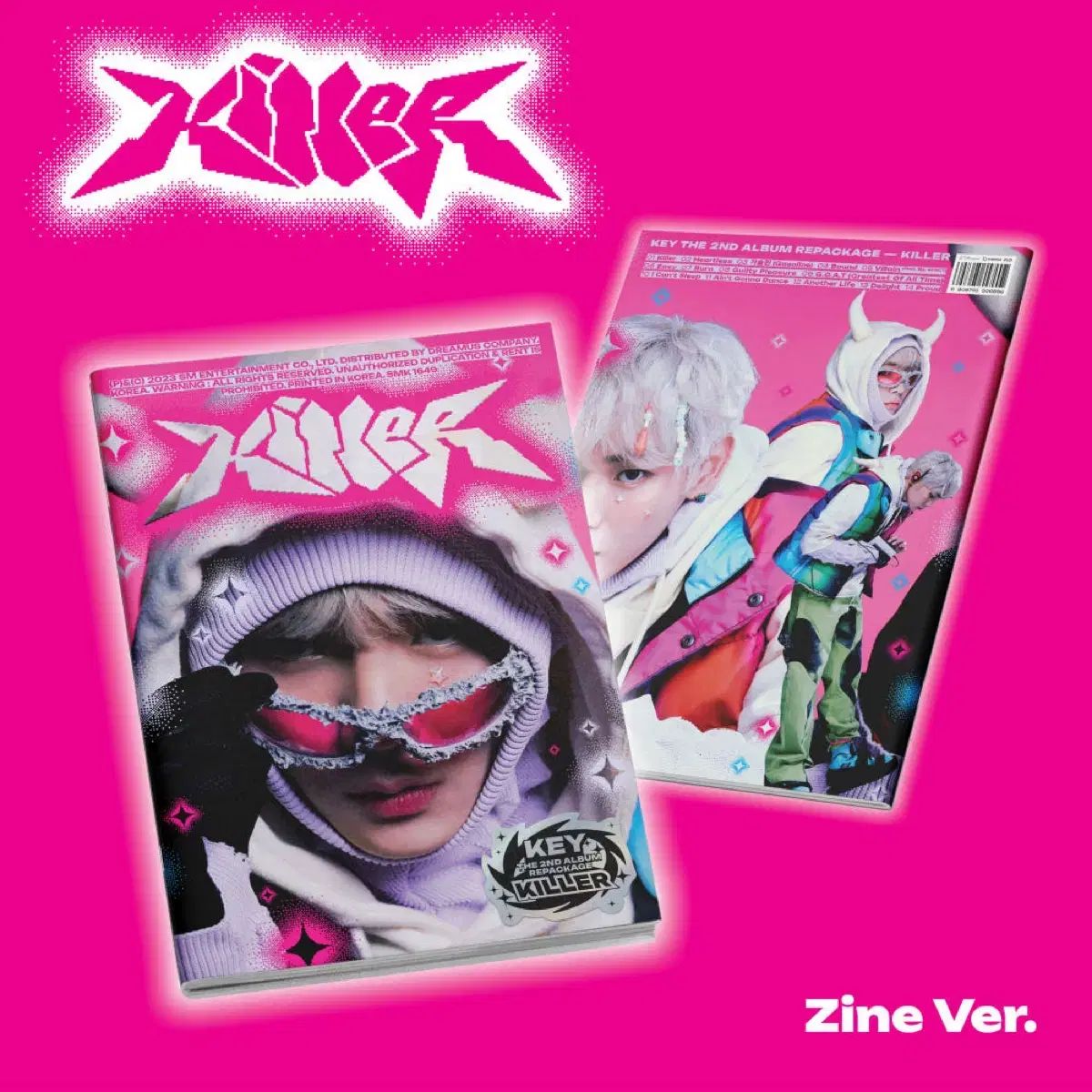 SHINee キー Killer 2nd Album リパッケージ 앨범 Key Killer Zine 未