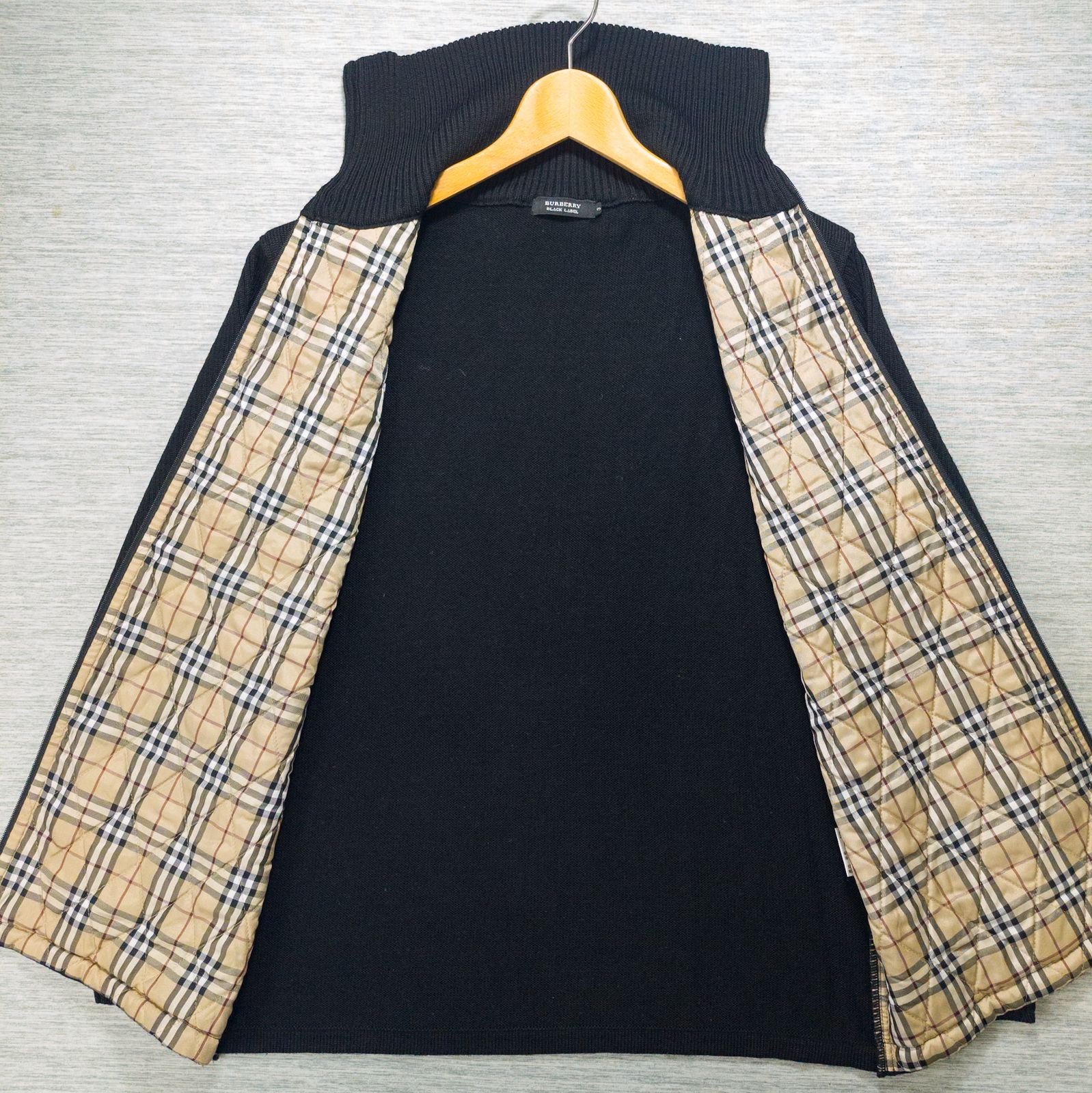 3(Lサイズ)/ホースロゴ刺繍 ノバチェック□バーバリーブラックレーベル 