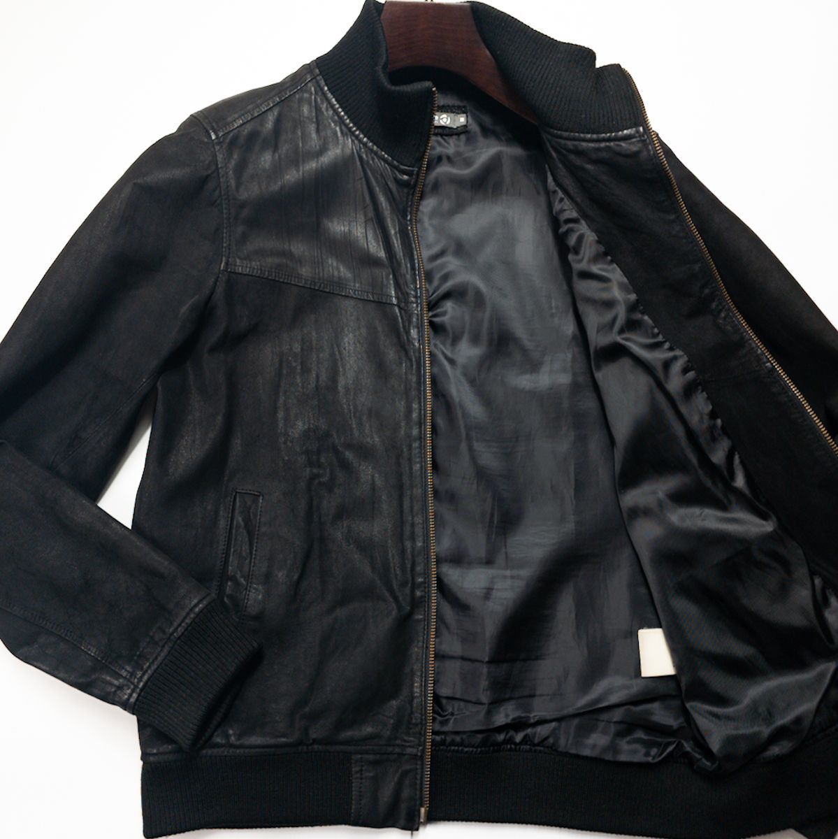 美品Rhythm of Life UNITED ARROWS レザージャケット M ブラック 羊