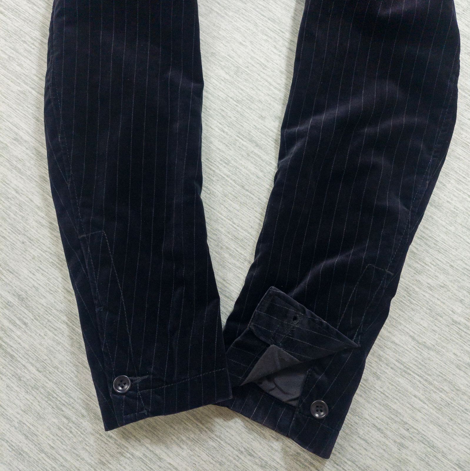 美品】ポールスミスジーンズ テーラードジャケット L ブラック ベロア