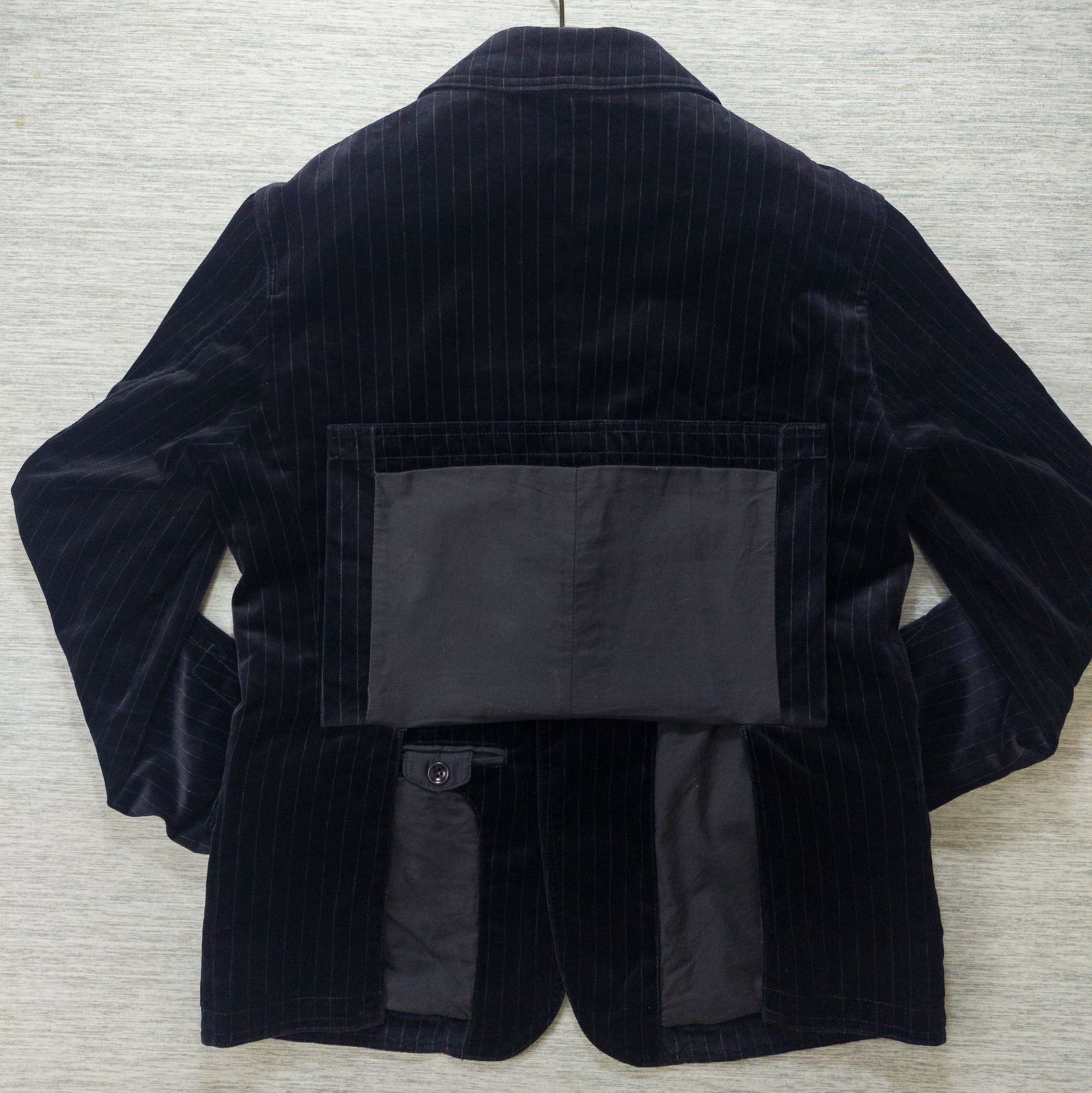 美品】ポールスミスジーンズ テーラードジャケット L ブラック ベロア