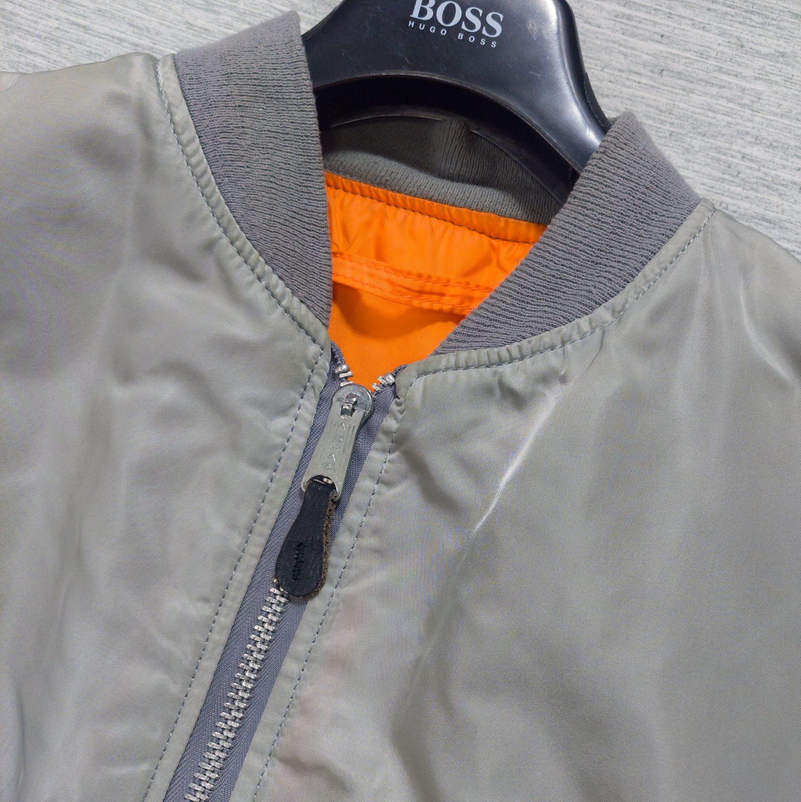 美品】ALPHA MA-1 USA製 ミリタリーリバーシブルブルゾン XLサイズ XXL