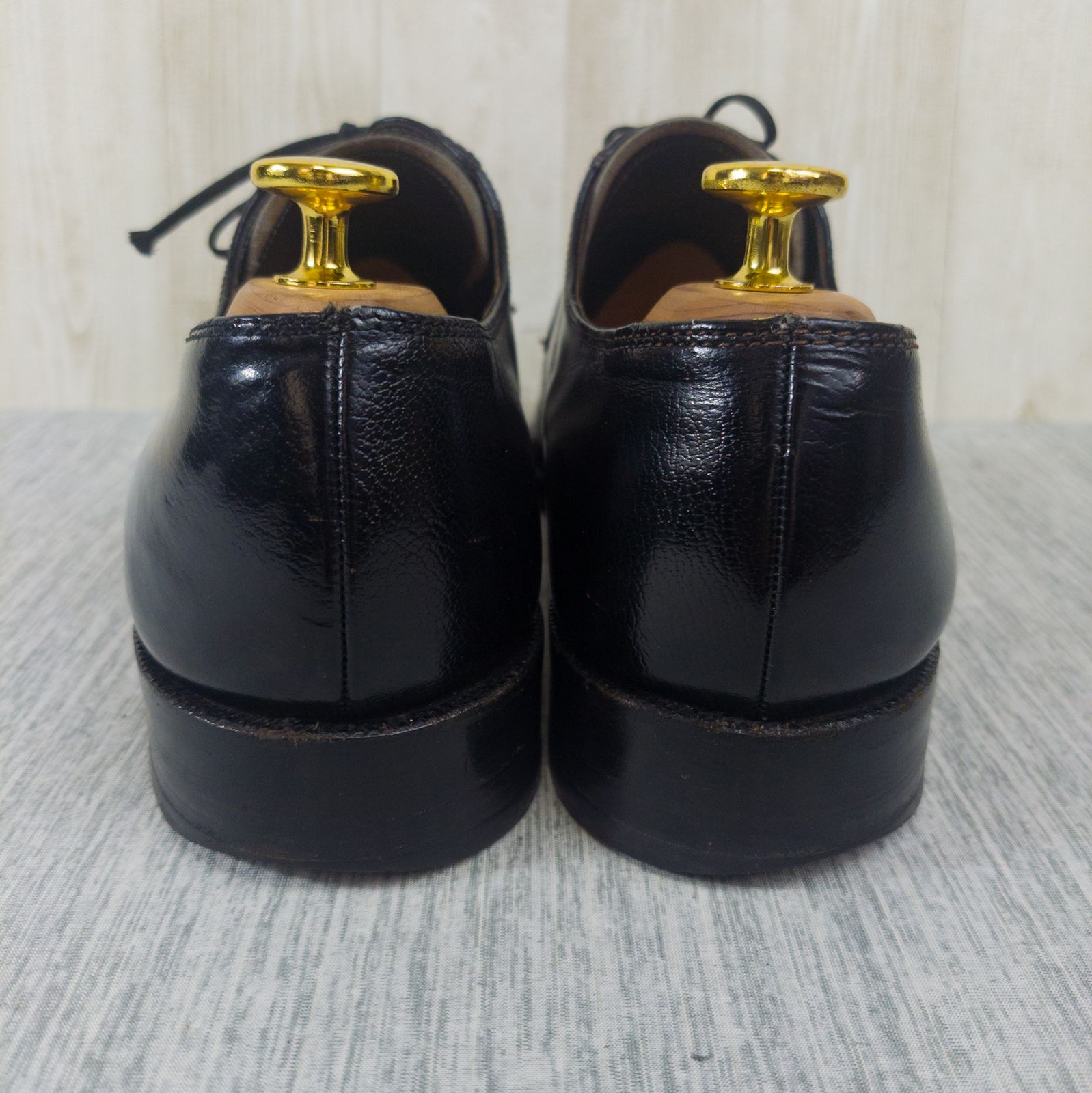 良品】BALLY バリー メンズ 革靴 プレーントゥシューズ 26.0cm 