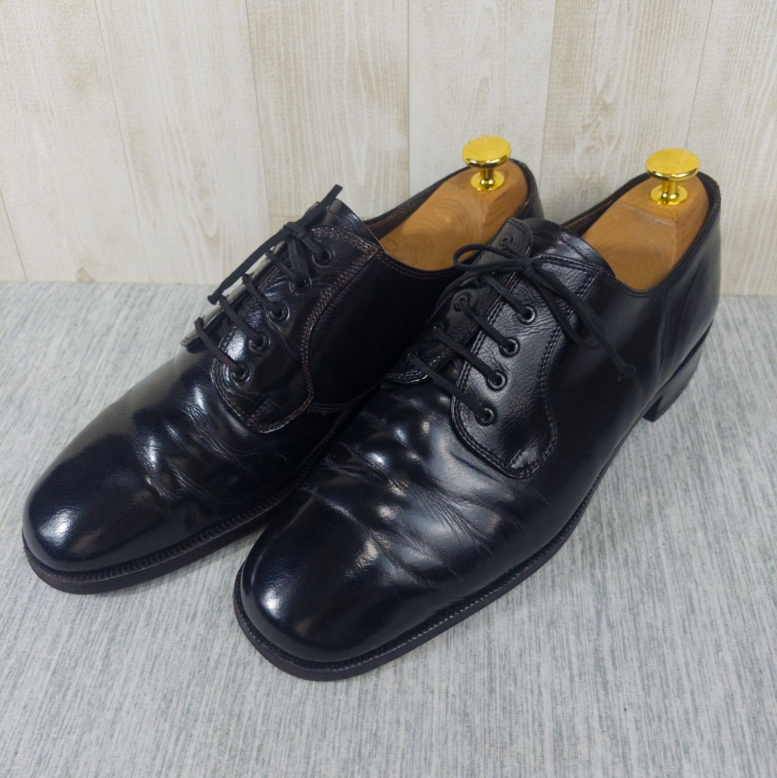 良品】BALLY バリー メンズ 革靴 プレーントゥシューズ 26.0cm 