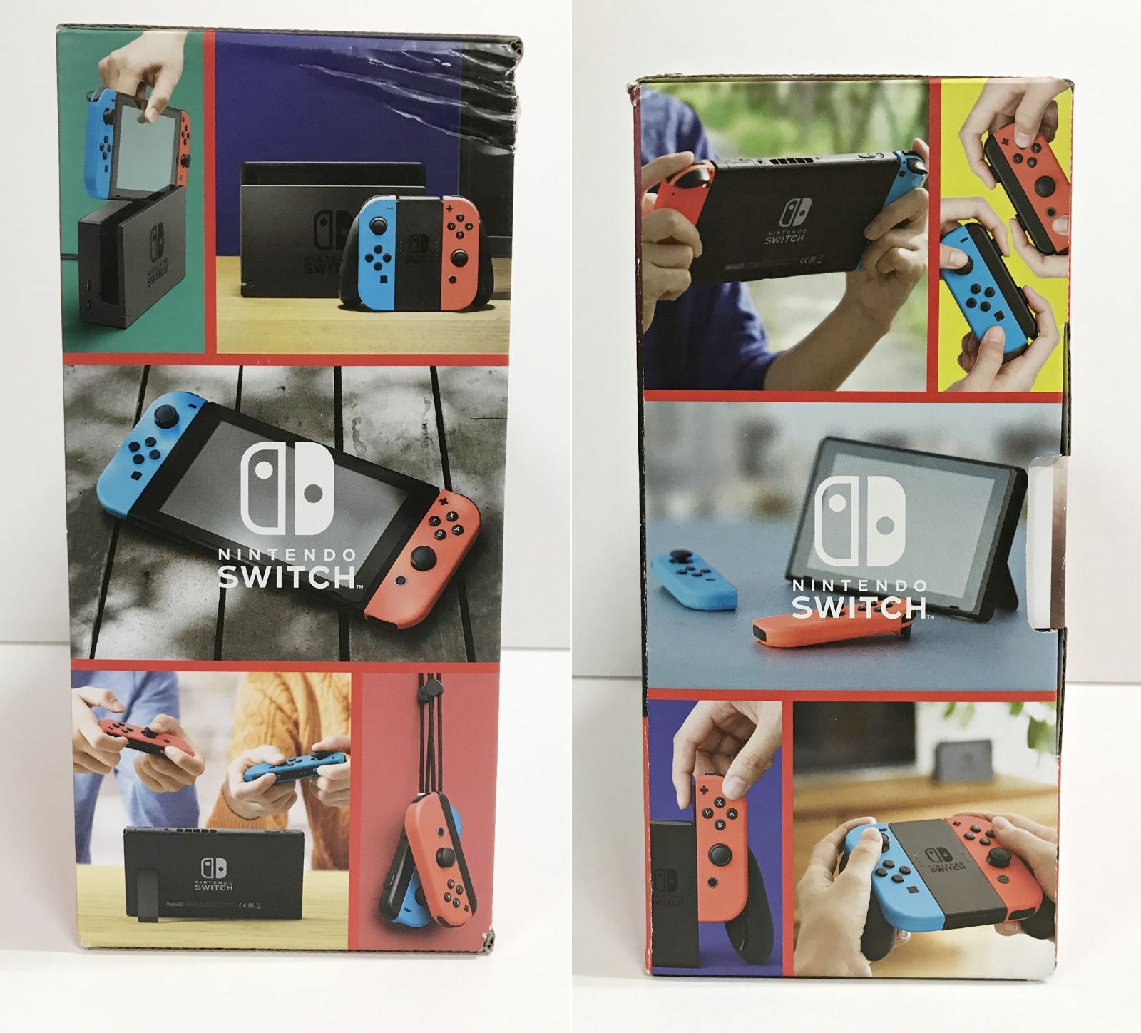 25.【中古/動確済】Nintendo Switch 本体 Joy-Con(L) ネオンブルー/(R