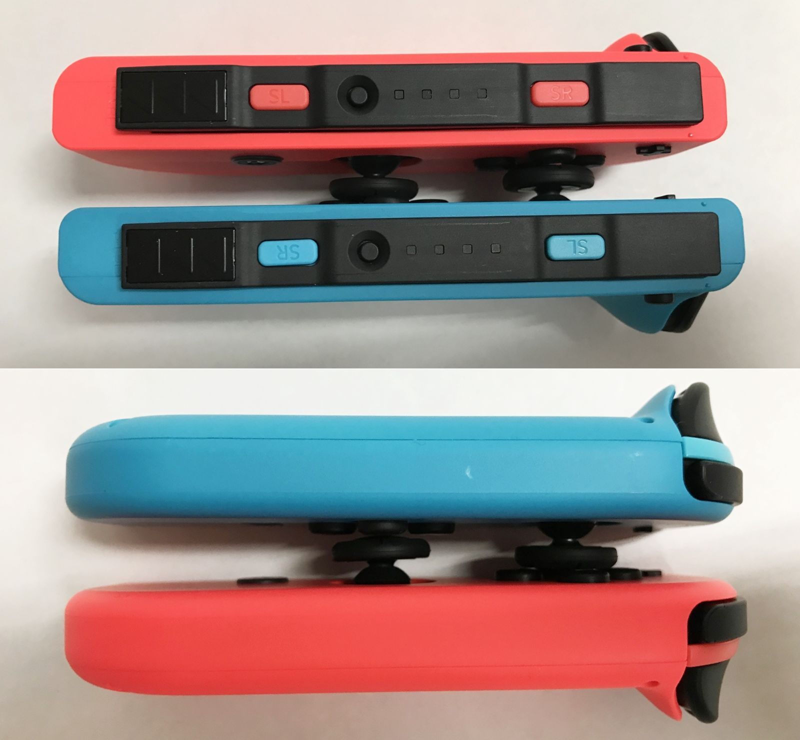 25.【中古/動確済】Nintendo Switch 本体 Joy-Con(L) ネオンブルー/(R