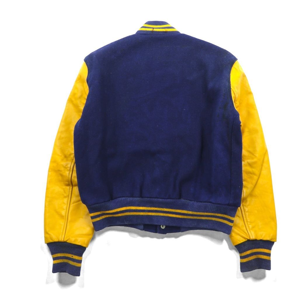 Brill Bros 80年代 USA製 ヴィンテージ スタジャン M ウール 袖レザー