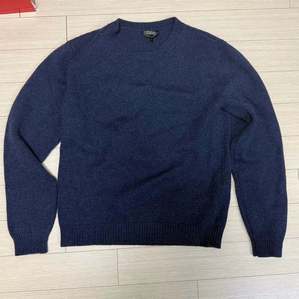 A.P.C. アーペーセー ニット ネイビー L