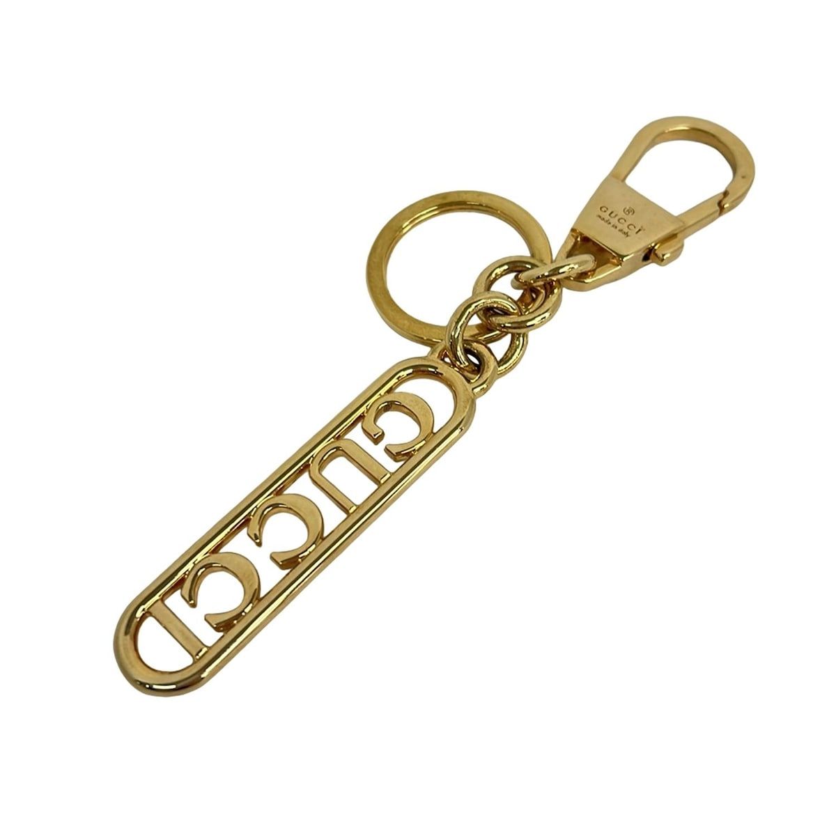 GUCCI(グッチ) キーホルダー(チャーム) - ゴールド - メルカリ