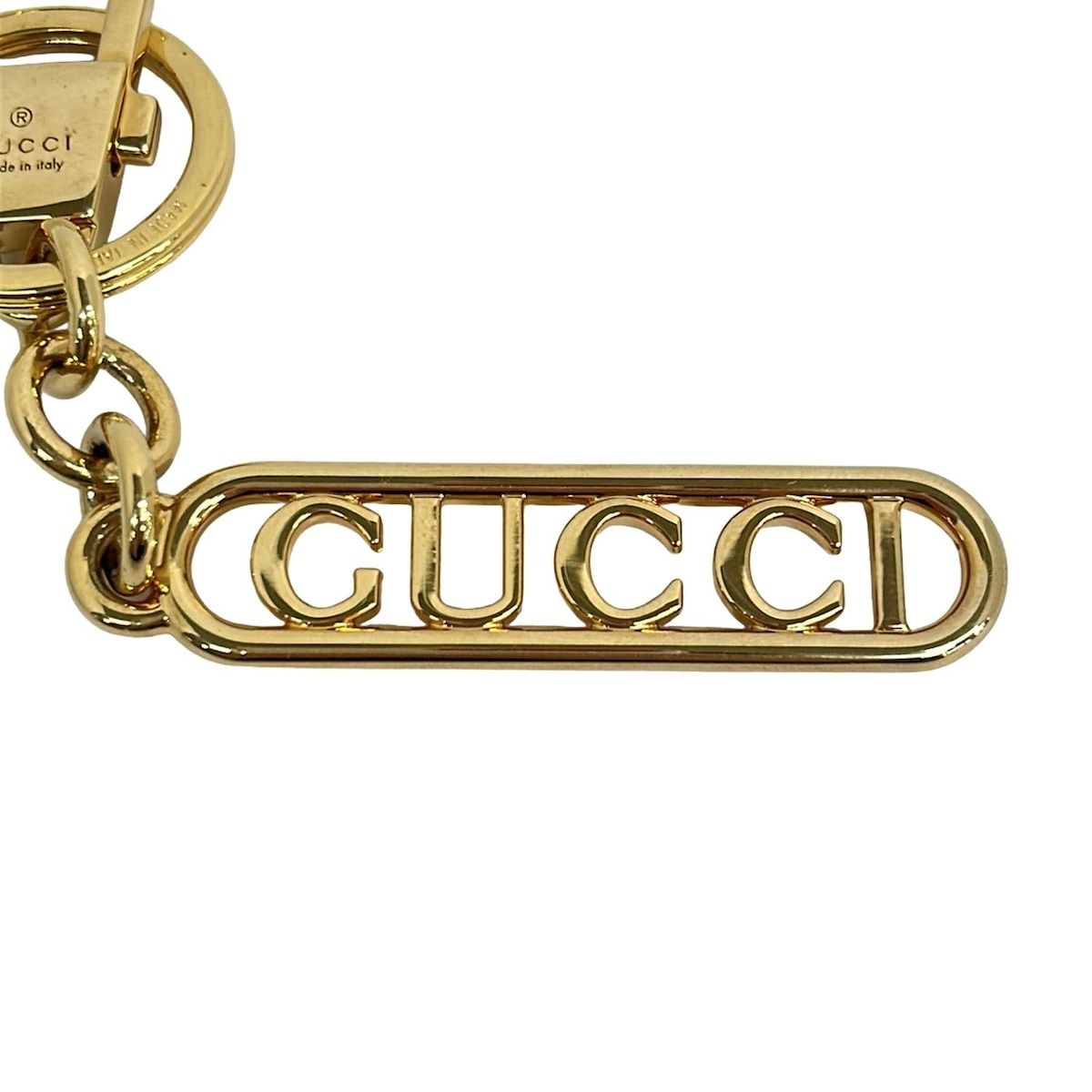 GUCCI(グッチ) キーホルダー(チャーム) - ゴールド - メルカリ