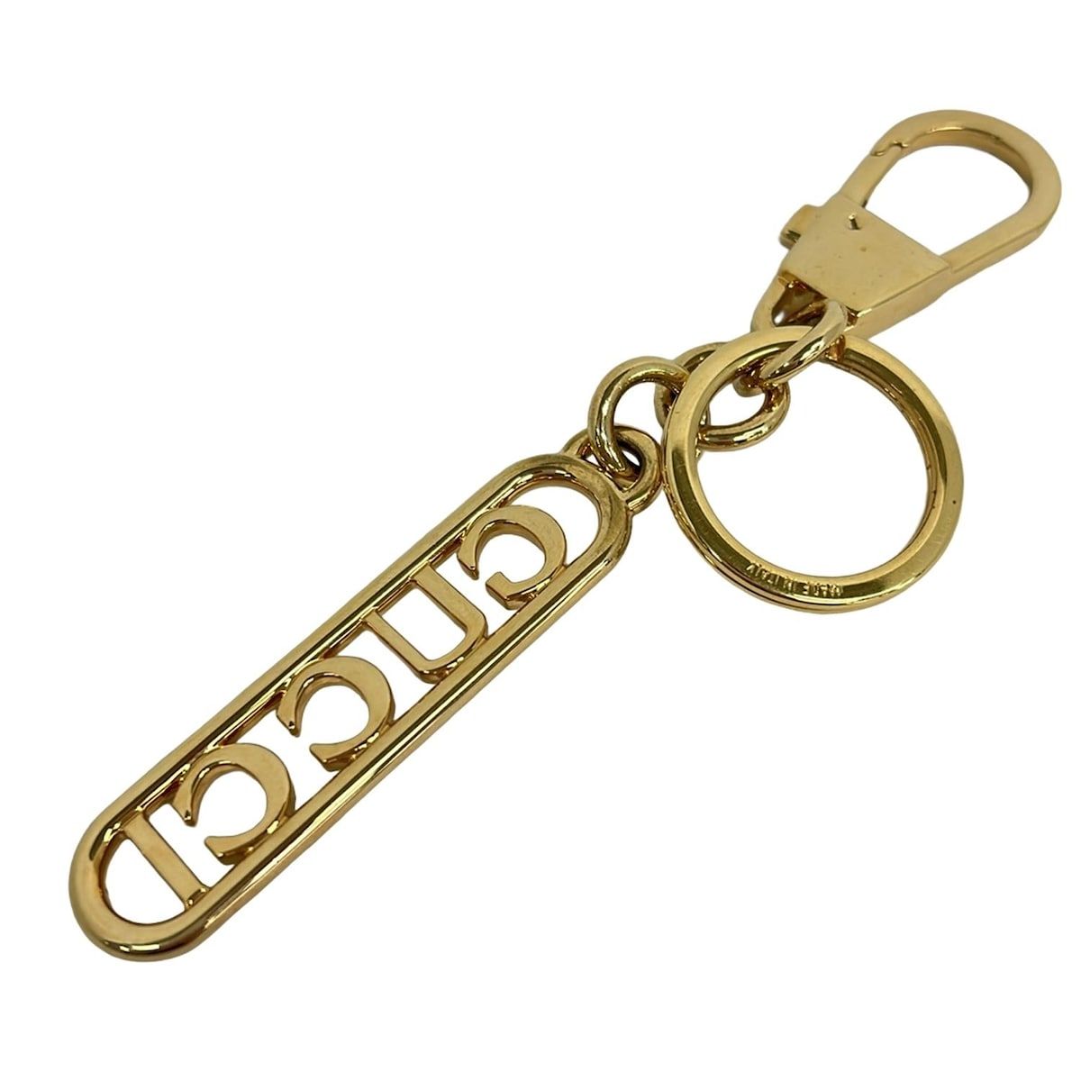 GUCCI(グッチ) キーホルダー(チャーム) - ゴールド - メルカリ