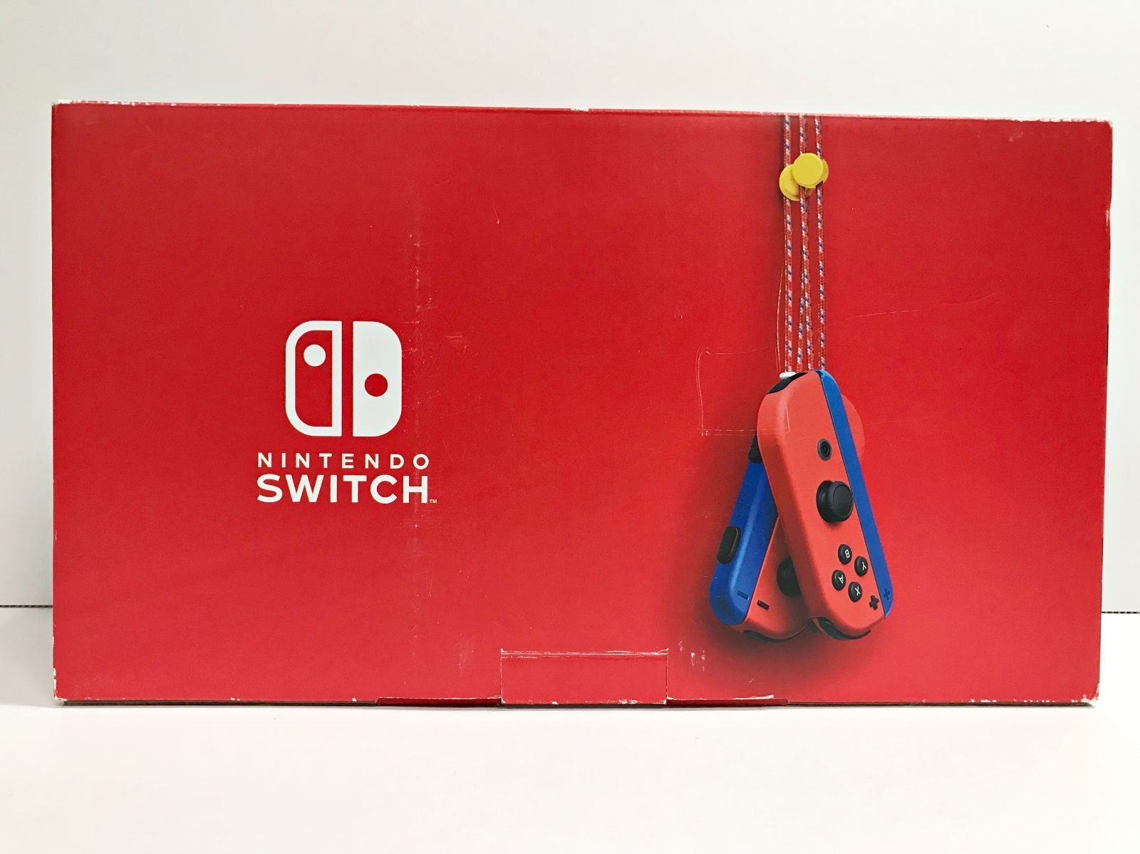 25.【中古/動確済】Nintendo Switch 本体 マリオレッド×ブルー セット