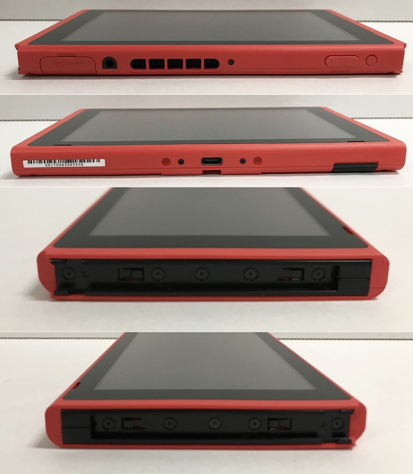 25.【中古/動確済】Nintendo Switch 本体 マリオレッド×ブルー セット