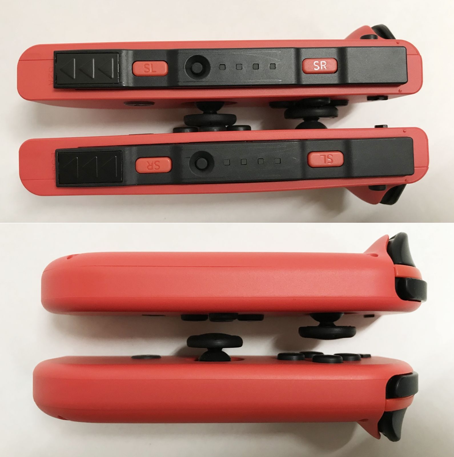 25.【中古/動確済】Nintendo Switch 本体 マリオレッド×ブルー セット