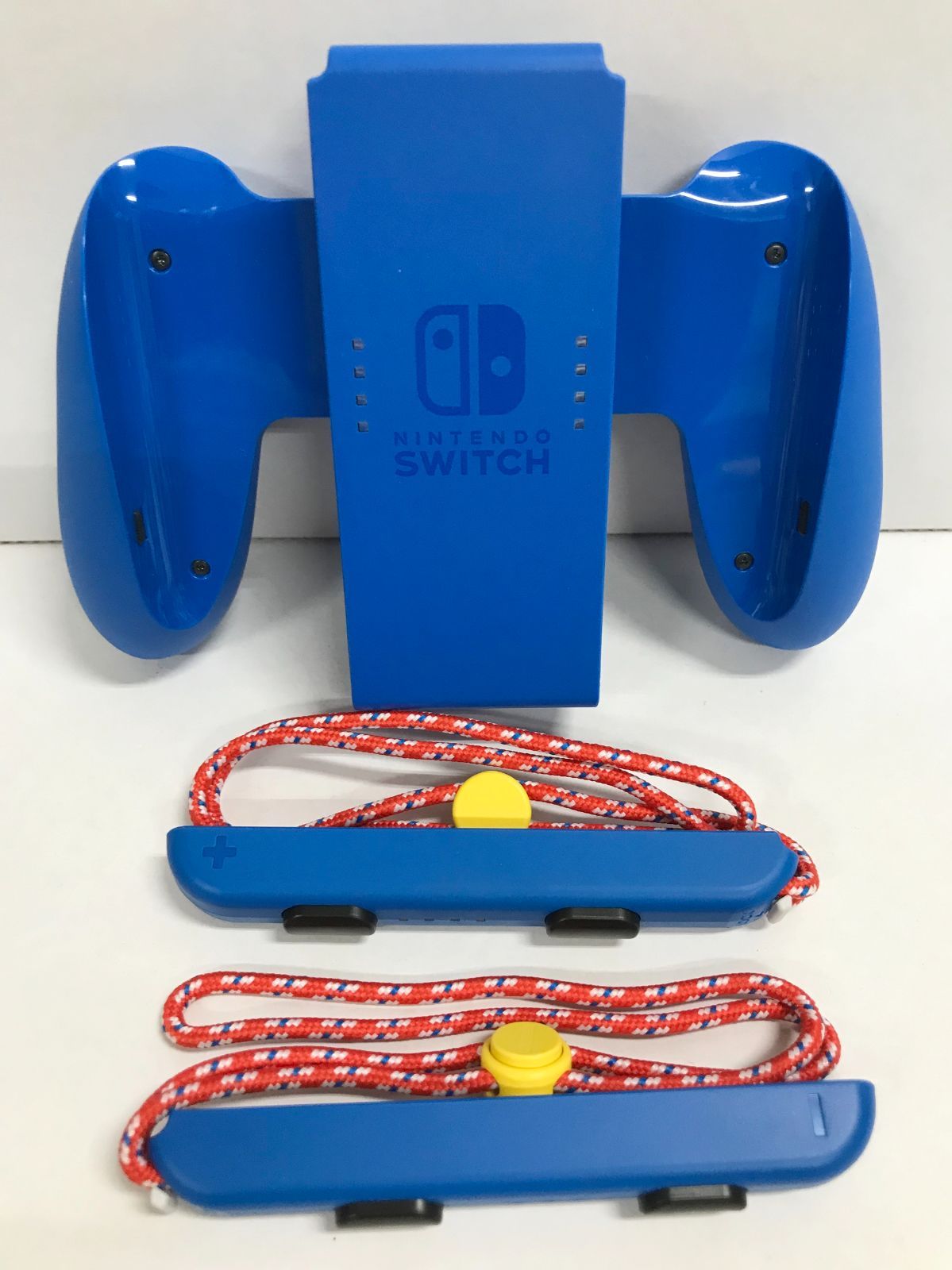 25.【中古/動確済】Nintendo Switch 本体 マリオレッド×ブルー セット