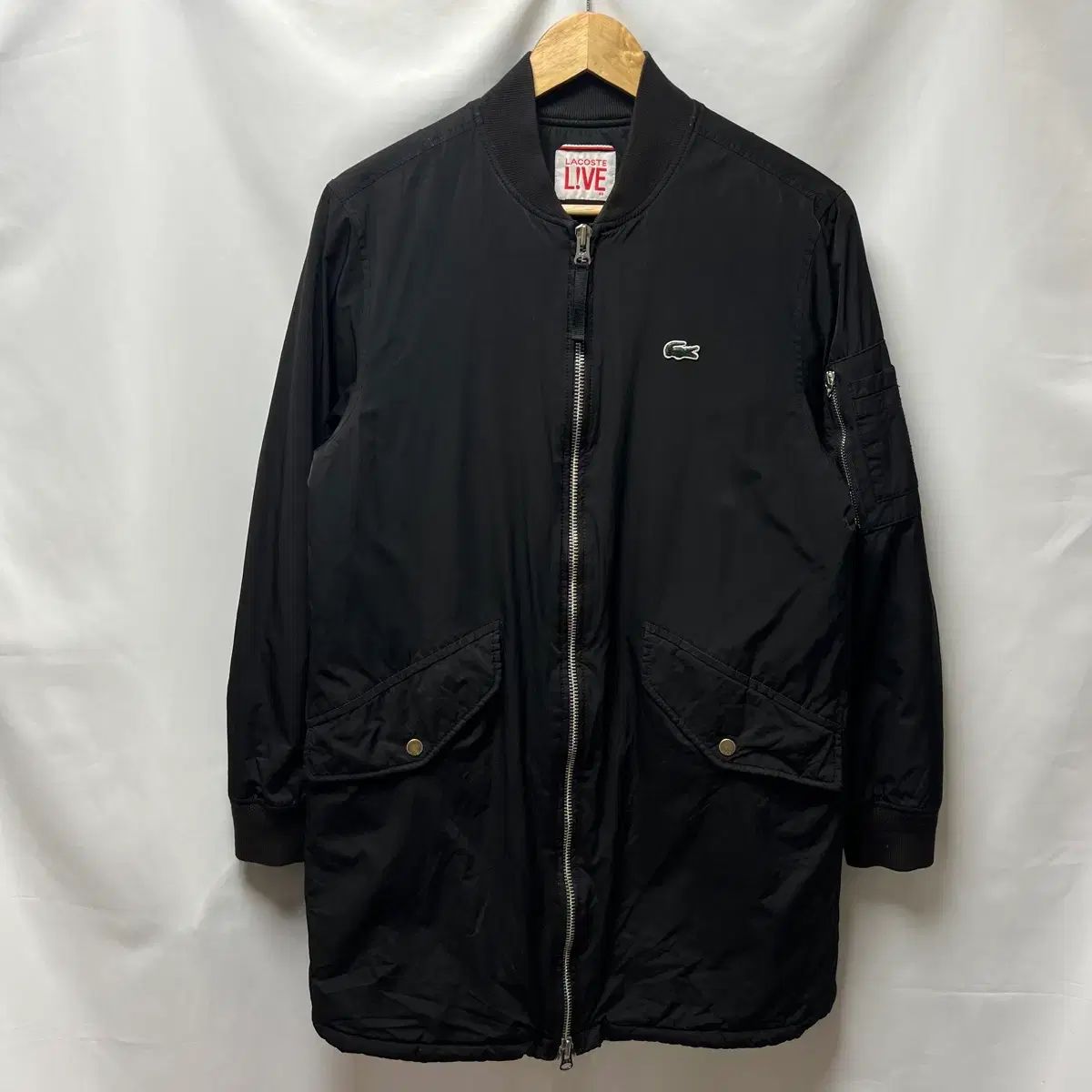 正規品/95 LACOSTE ラコステ ライブ ブルゾン MA-1 ブラック