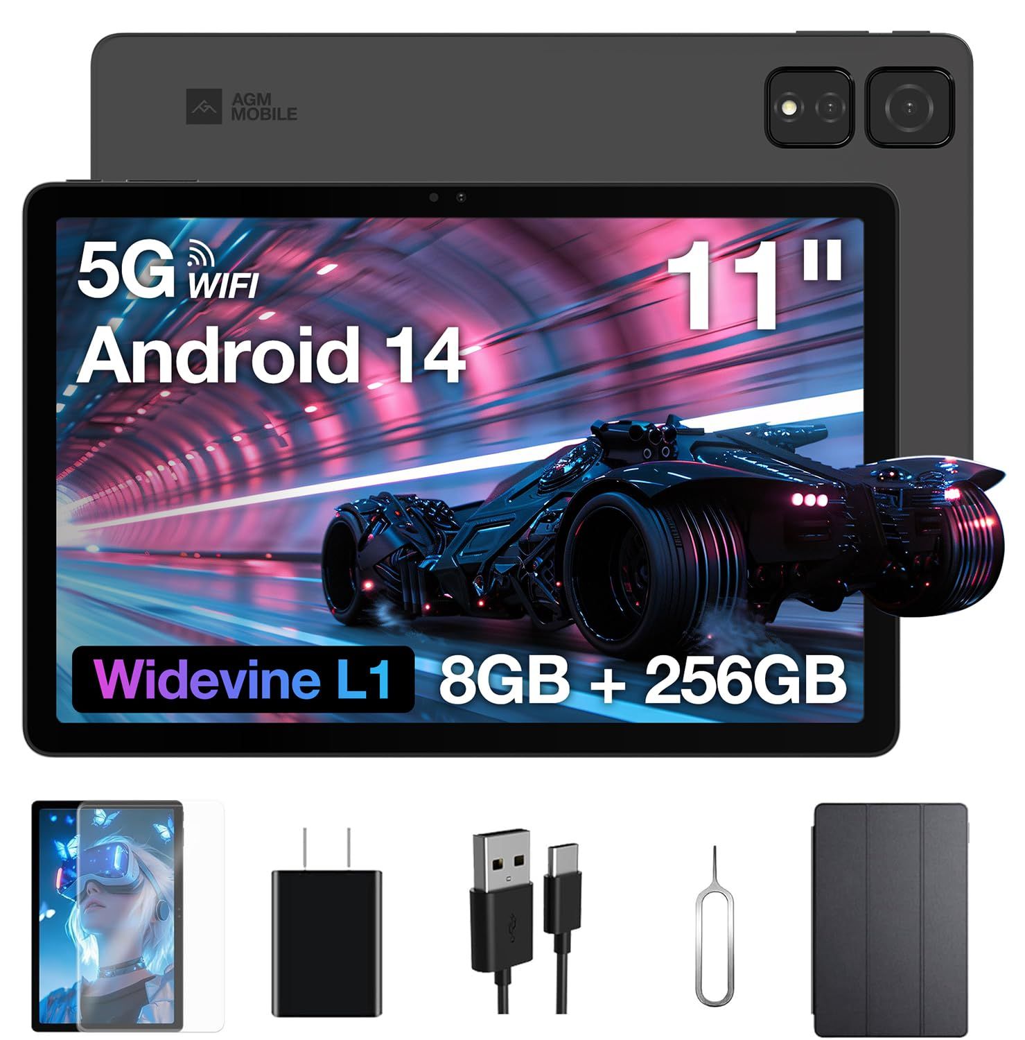 11インチ Wi-Fi タブレット｜8GB+256GB 大容量メモリ｜FHD 1920*1200