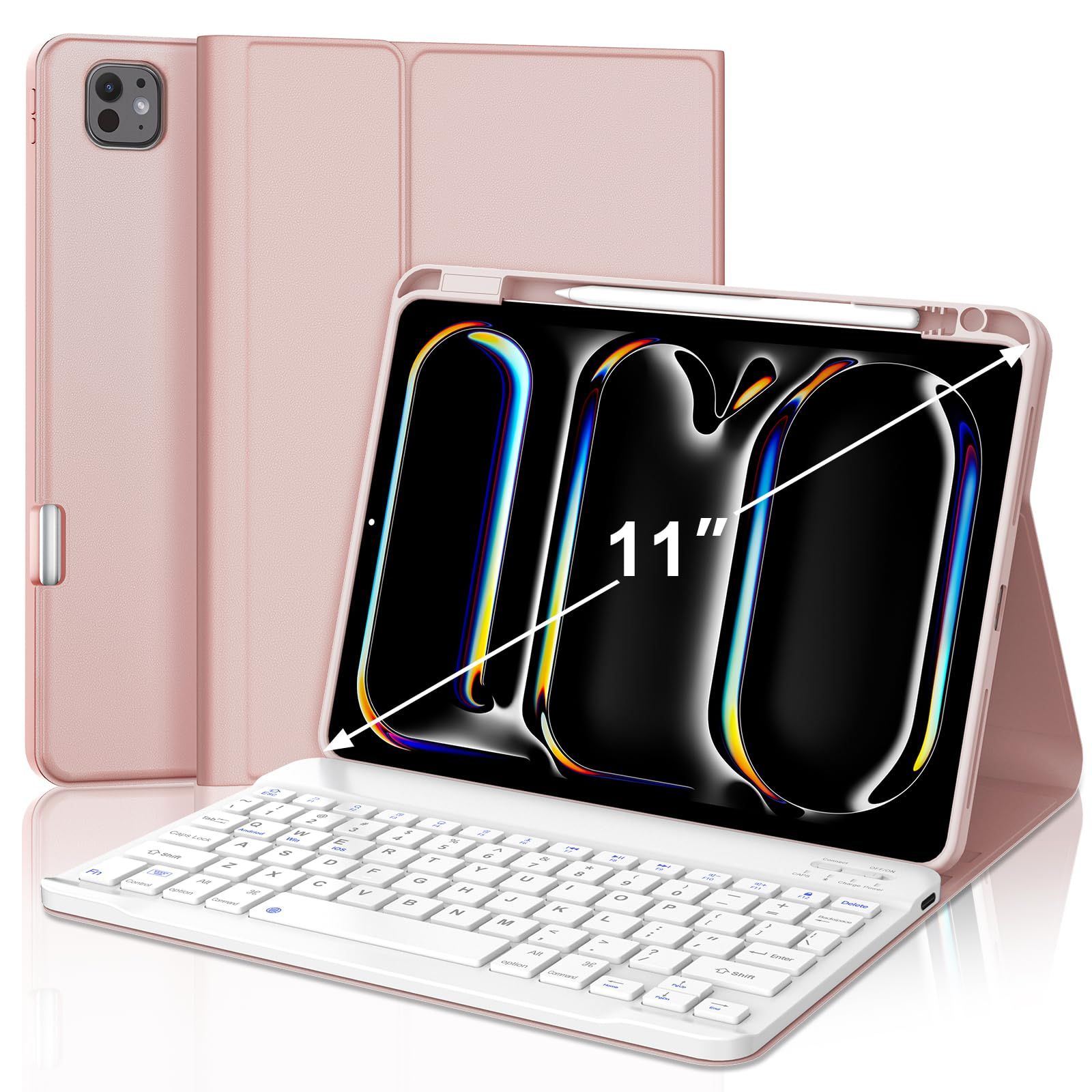 2025年新登場] iPad Pro 11（M5 M4）キーボード ケース 人気 軽量 iPad