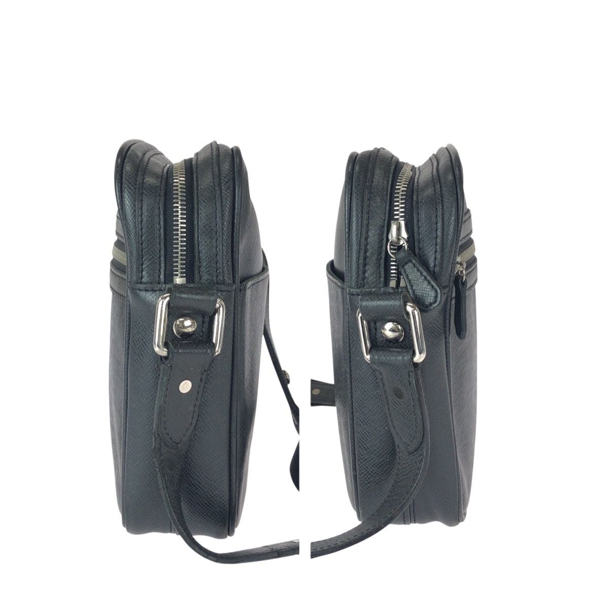 美品 LOUIS VUITTON ルイヴィトン タイガ ディミトリ ブラック 黒