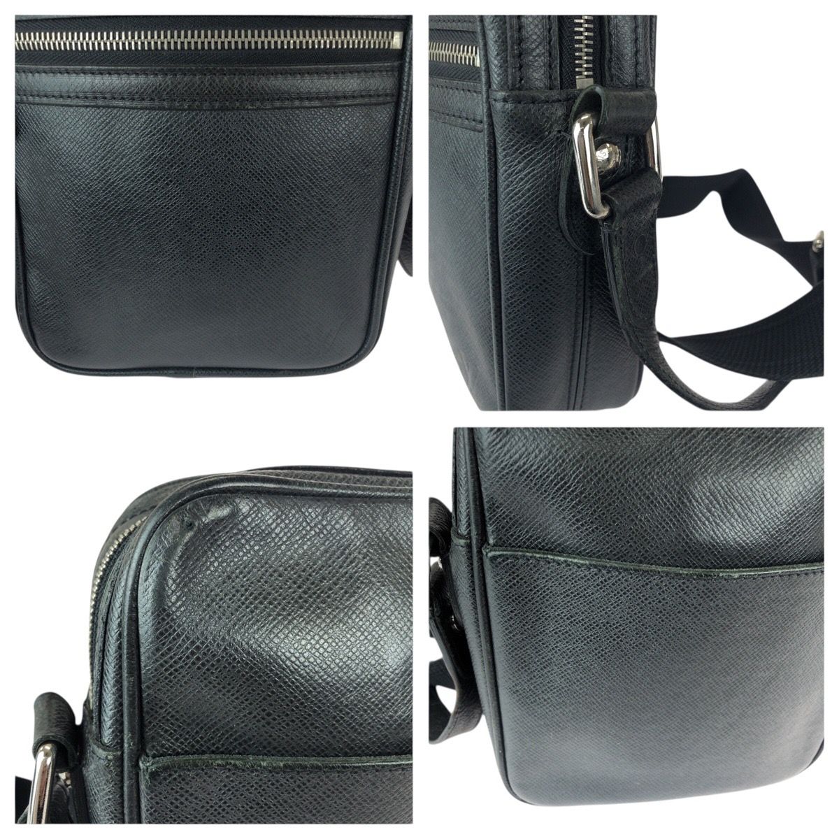 美品 LOUIS VUITTON ルイヴィトン タイガ ディミトリ ブラック 黒