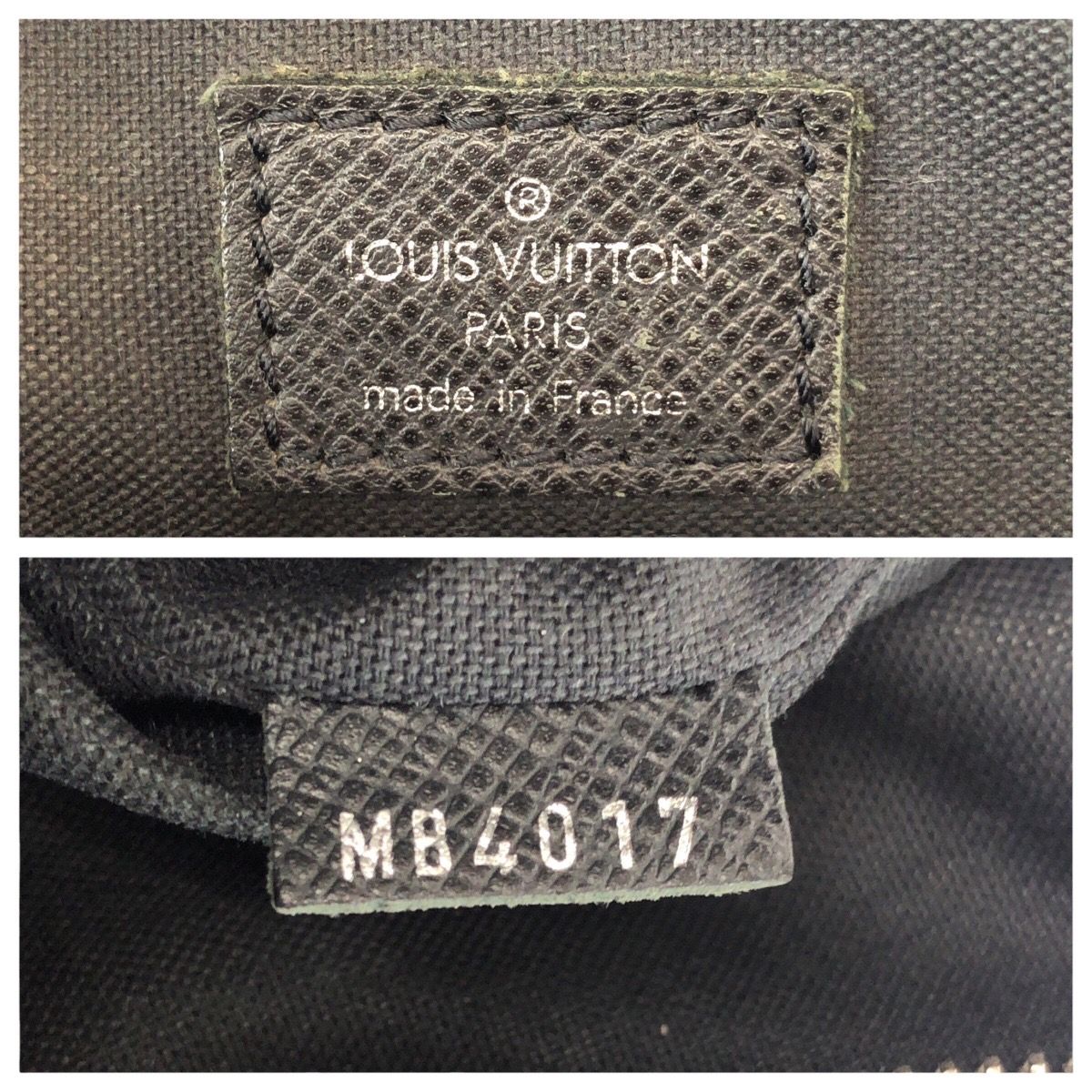 美品 LOUIS VUITTON ルイヴィトン タイガ ディミトリ ブラック 黒