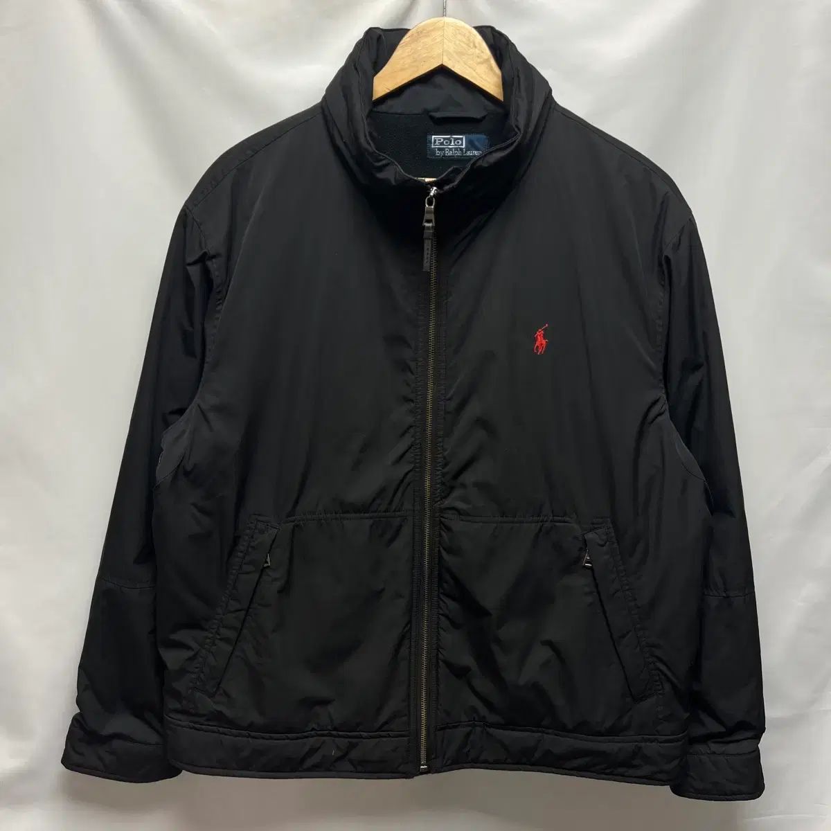 正規品/2XL POLO RALPH LAUREN ポロラルフローレン ブラック ブルゾン