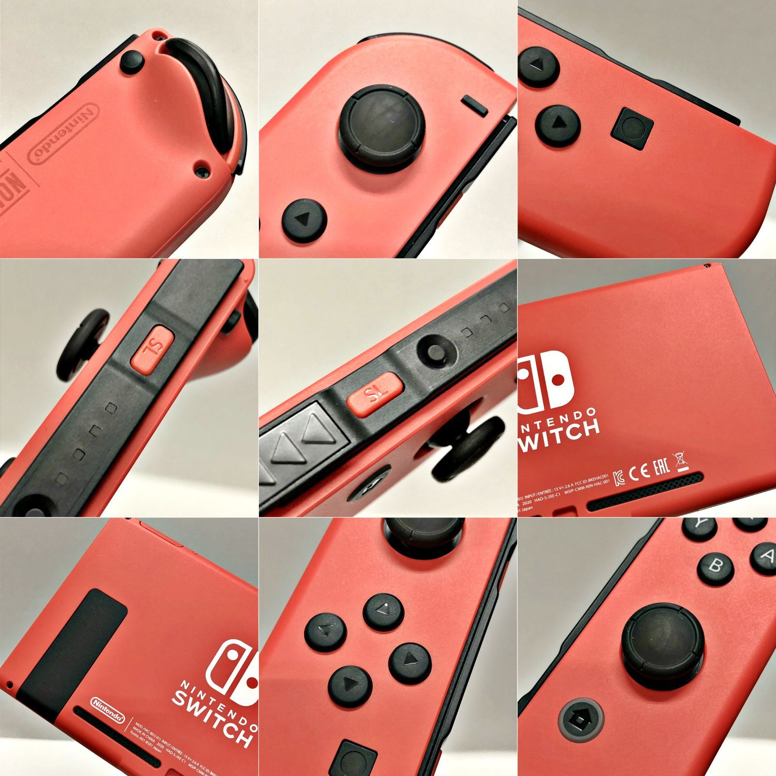 25. 【中古/動確済】Nintendo Switch本体 マリオレッド×ブルー セット