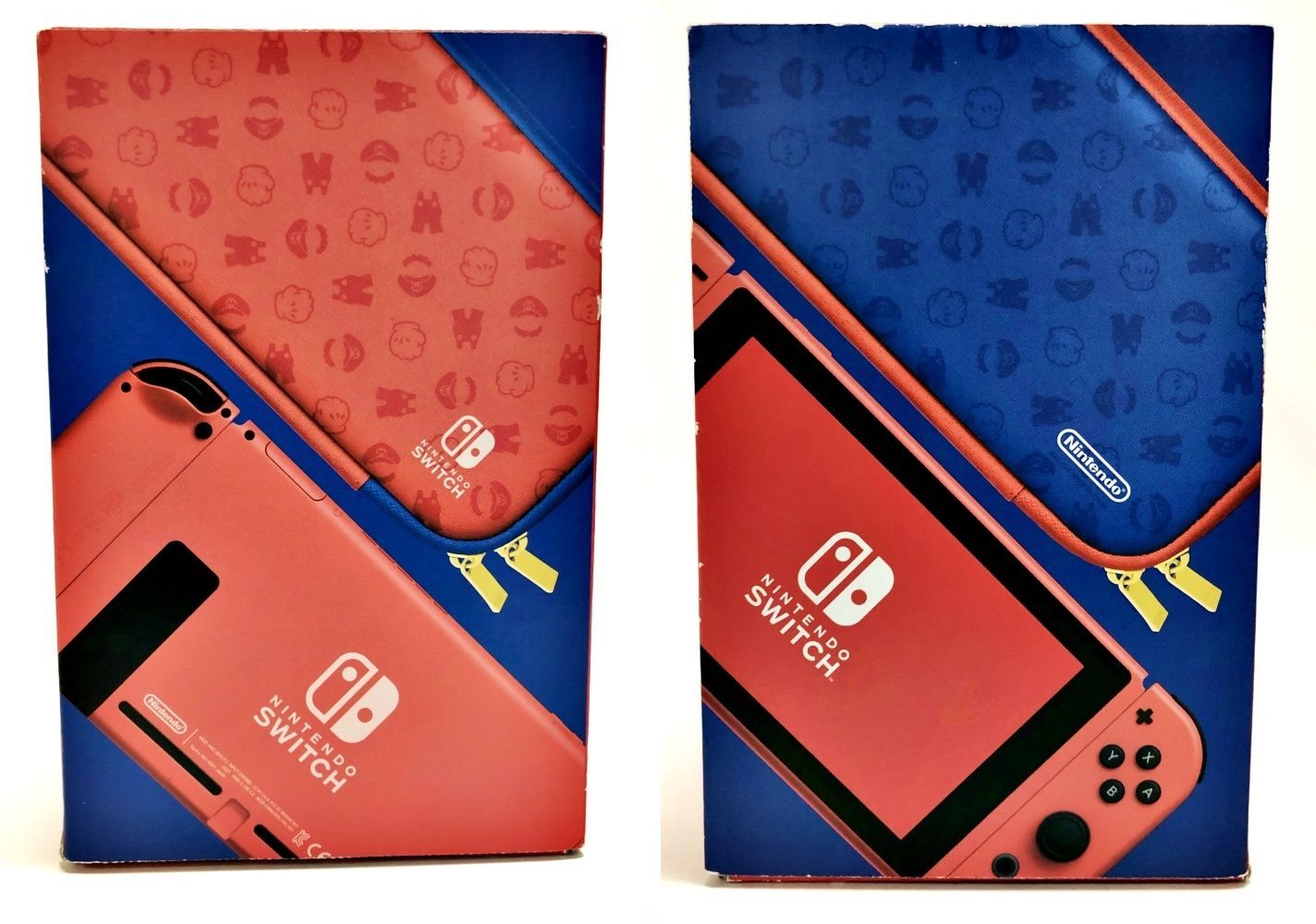 25. 【中古/動確済】Nintendo Switch本体 マリオレッド×ブルー セット